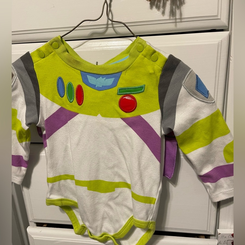 Disney Brand Buzz Lightyear onesie with cap